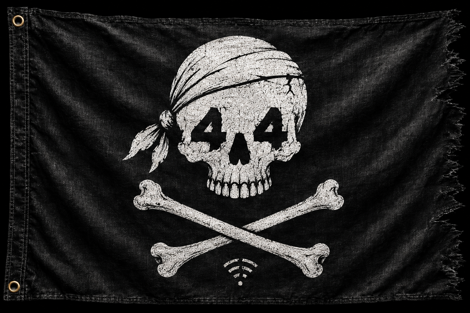 MRS 404 Jolly Roger flag